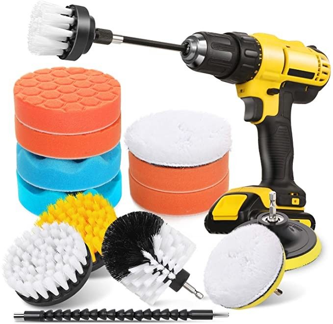 buy 15cm Extension Car Polishing Buffing Pads 668g For Soft Bristle Drill Brush Set online manufacturer