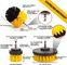 6pcs Power Drill Brush Set 0.35mm Filament Diameter Cordless Power Scrubber