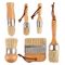 Diameter 50mm Chalk Paint Brush Set 6pcs 100% Natural Bristle Wax Brush