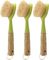 1.1in PBT Bristle Kitchen Scrub Brush Dish Scrubber With Handle